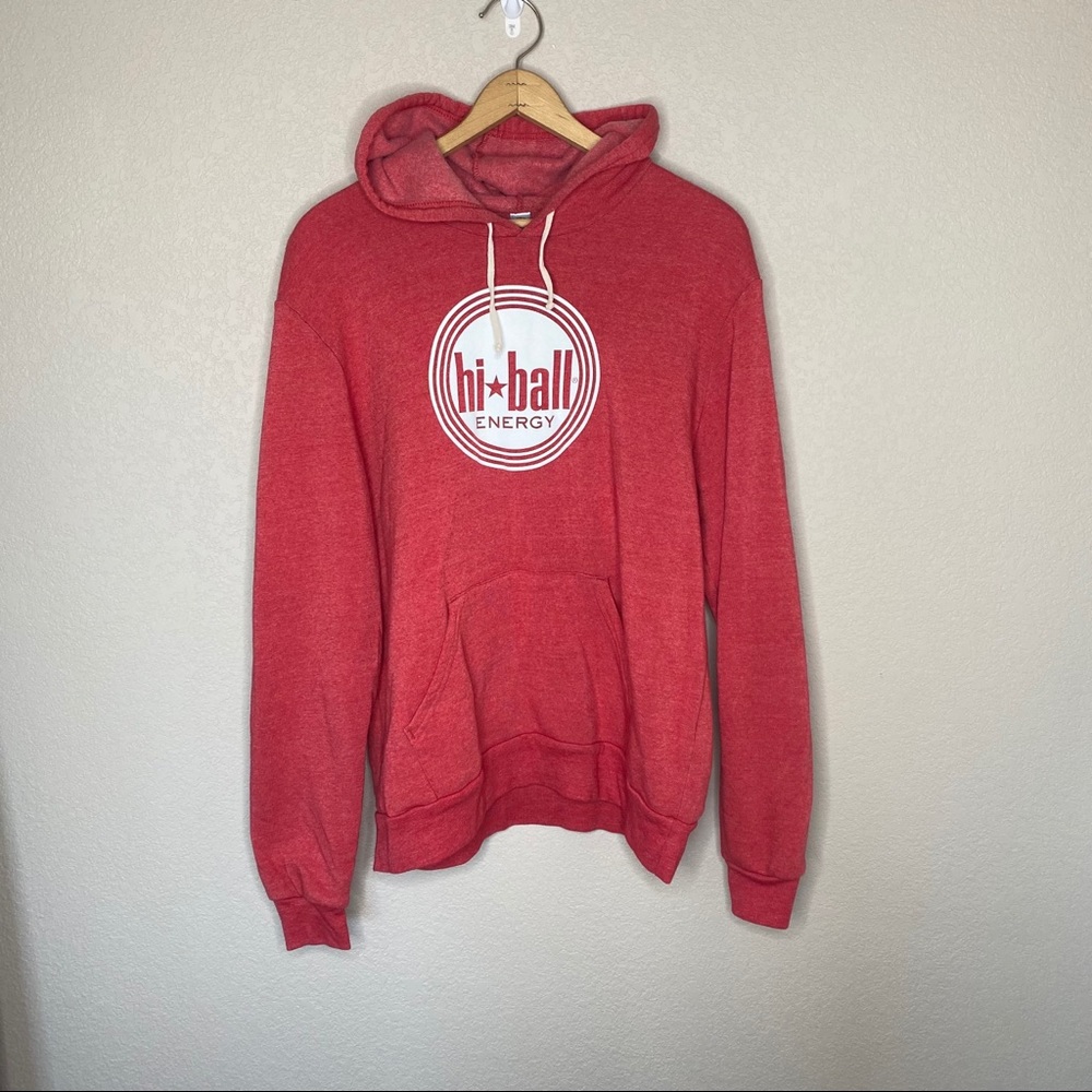 Hi Ball Energy Hoodie Red Men’s 2XL